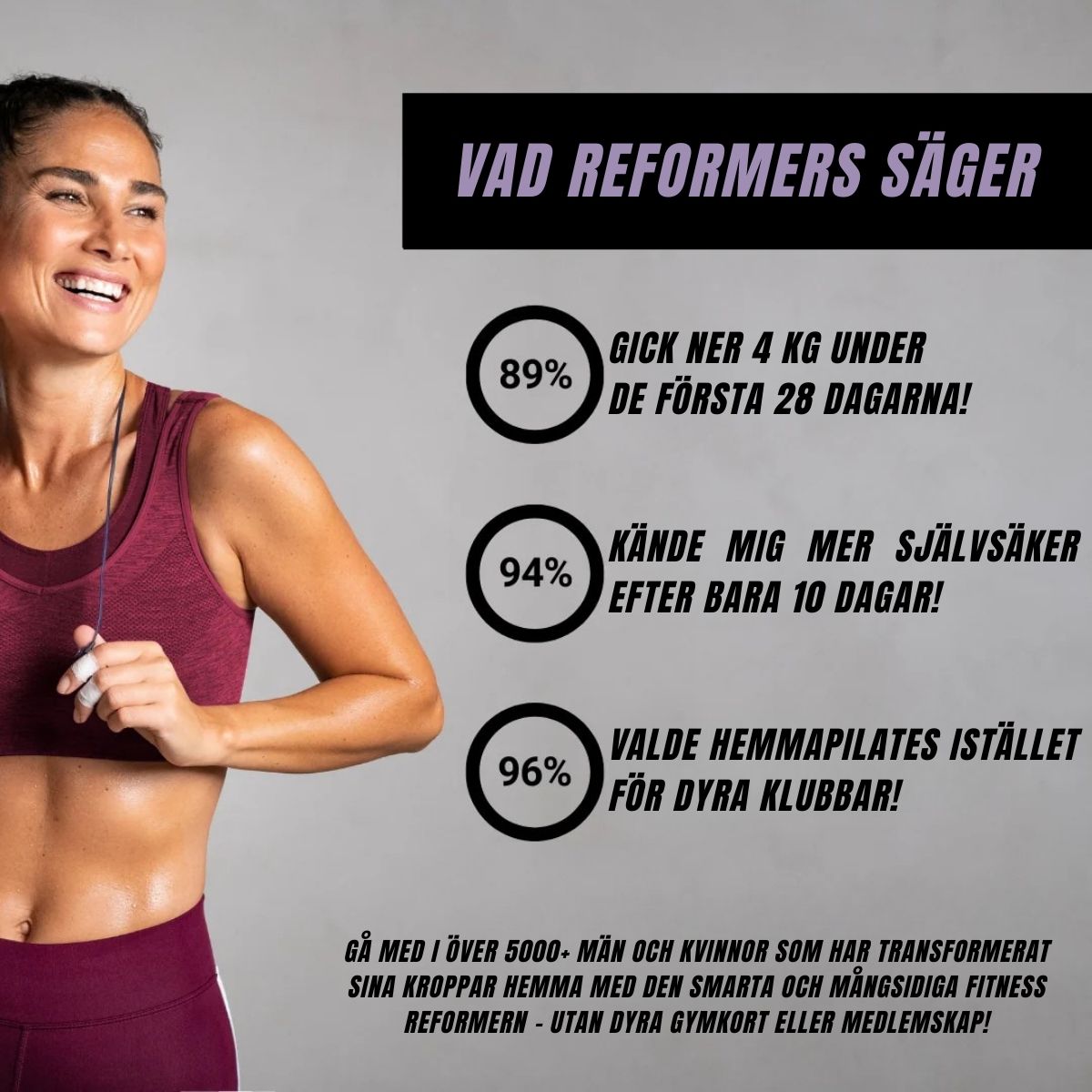 Ultimata Fitness Reformern | 40% Rabatt + gratis e-bok